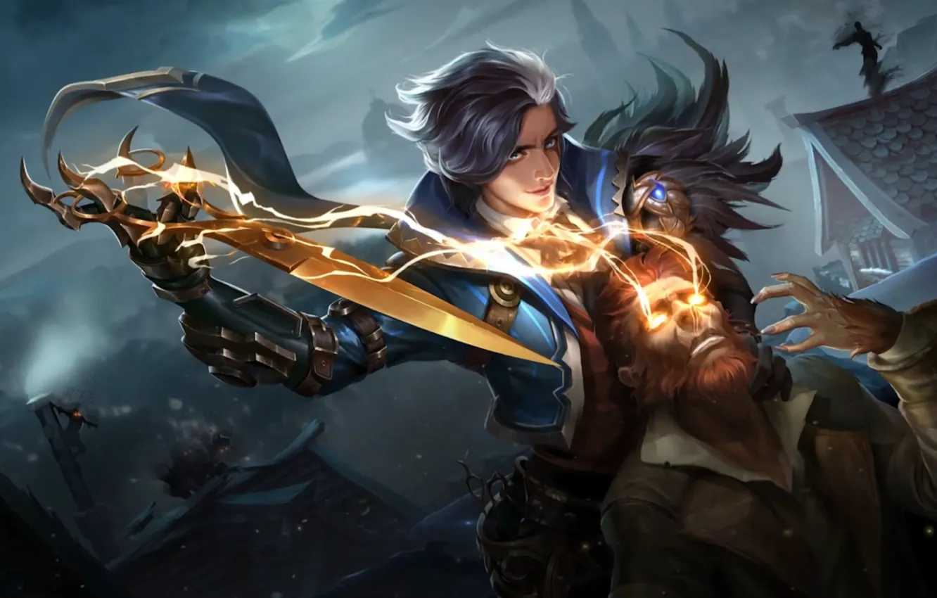 Photo wallpaper weapons, magic, the game, shadow, mystic, game, killer, online