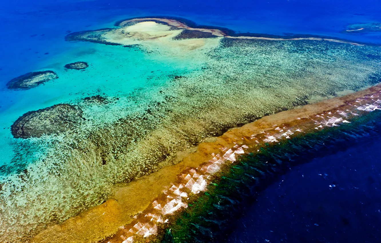 Photo wallpaper the ocean, Noumea, barrier reef, New Caledonia