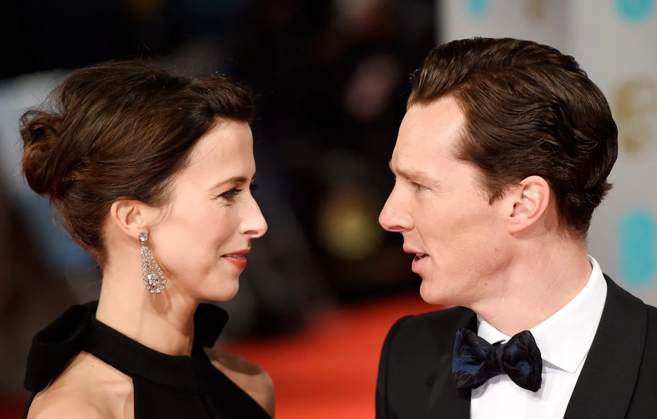 Photo wallpaper profile, singer, Benedict Cumberbatch, Benedict Cumberbatch, eye to eye, British actress, British actor, Sophie Hunter