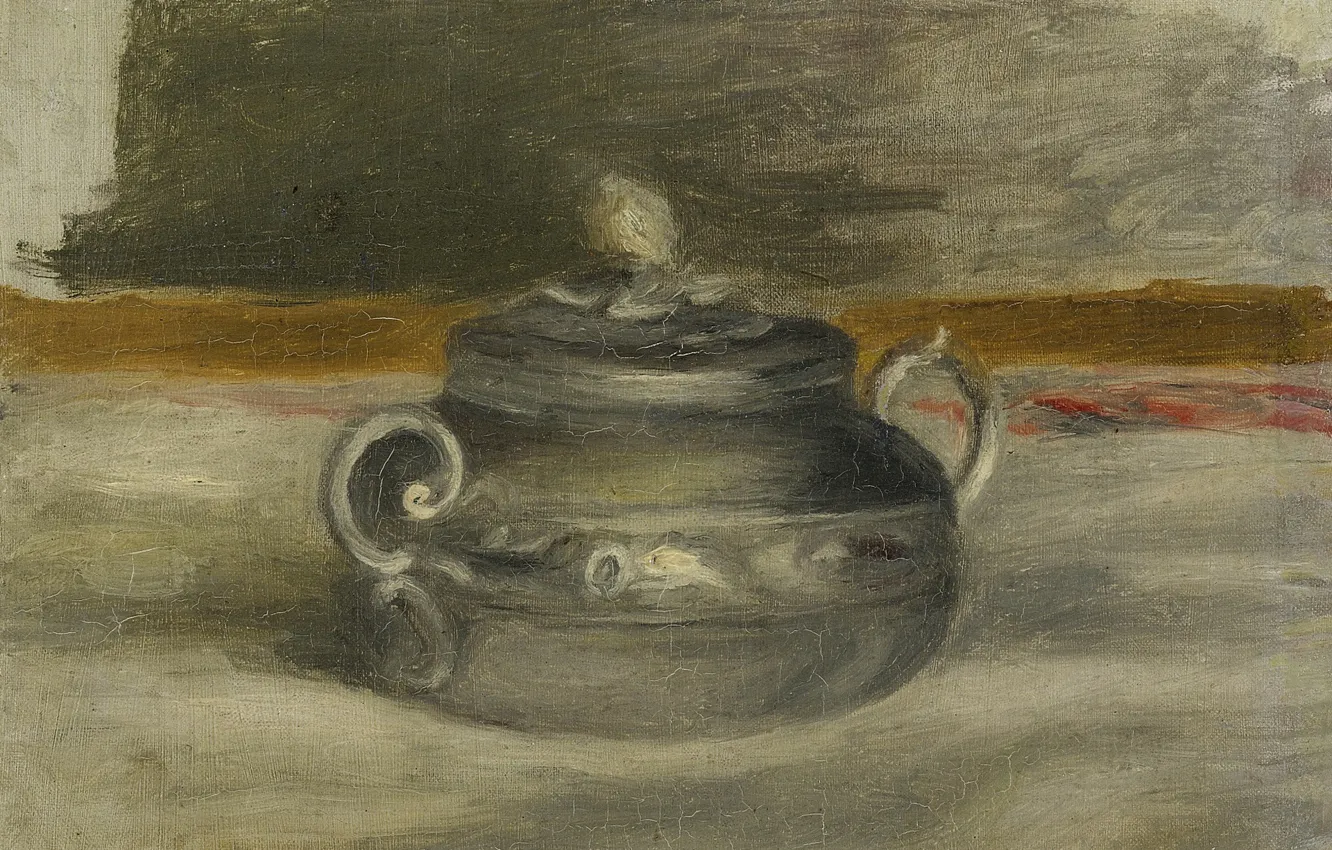 Photo wallpaper picture, sugar bowl, Pierre Auguste Renoir, Pierre Auguste Renoir, 1908-09