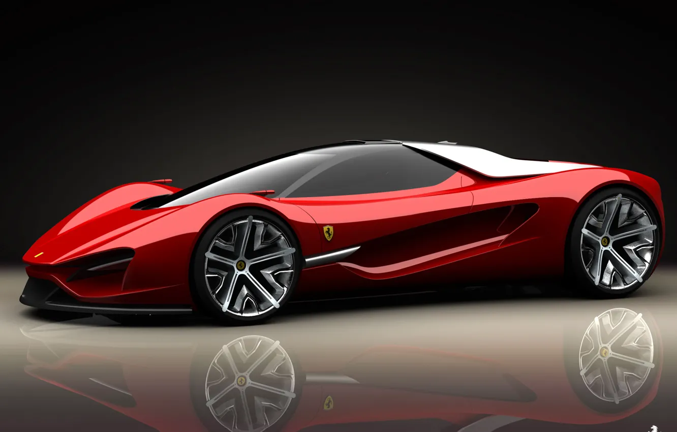 Photo wallpaper car, Ferrari, Italian