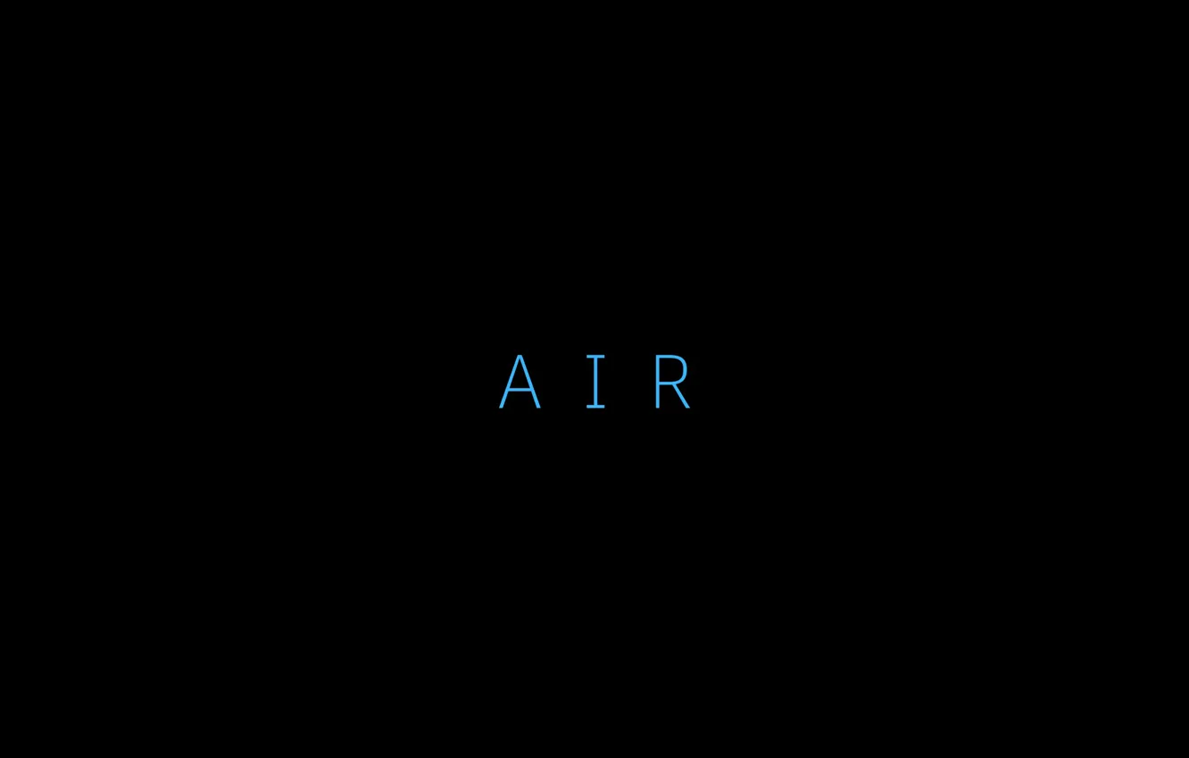 Photo wallpaper background, black, minimalism, the air, the word
