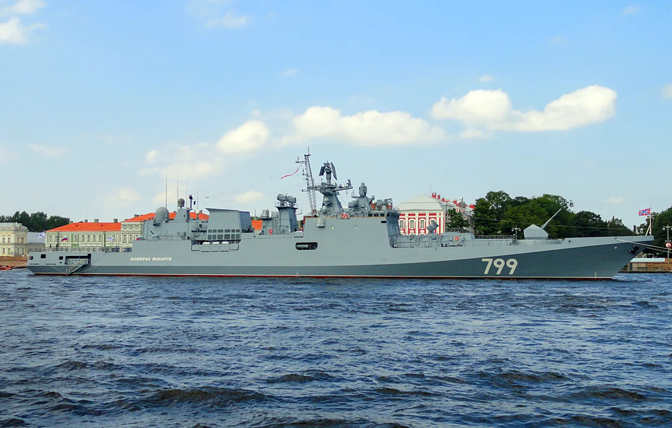 Photo wallpaper frigate, the project 11356, Admiral Makarov