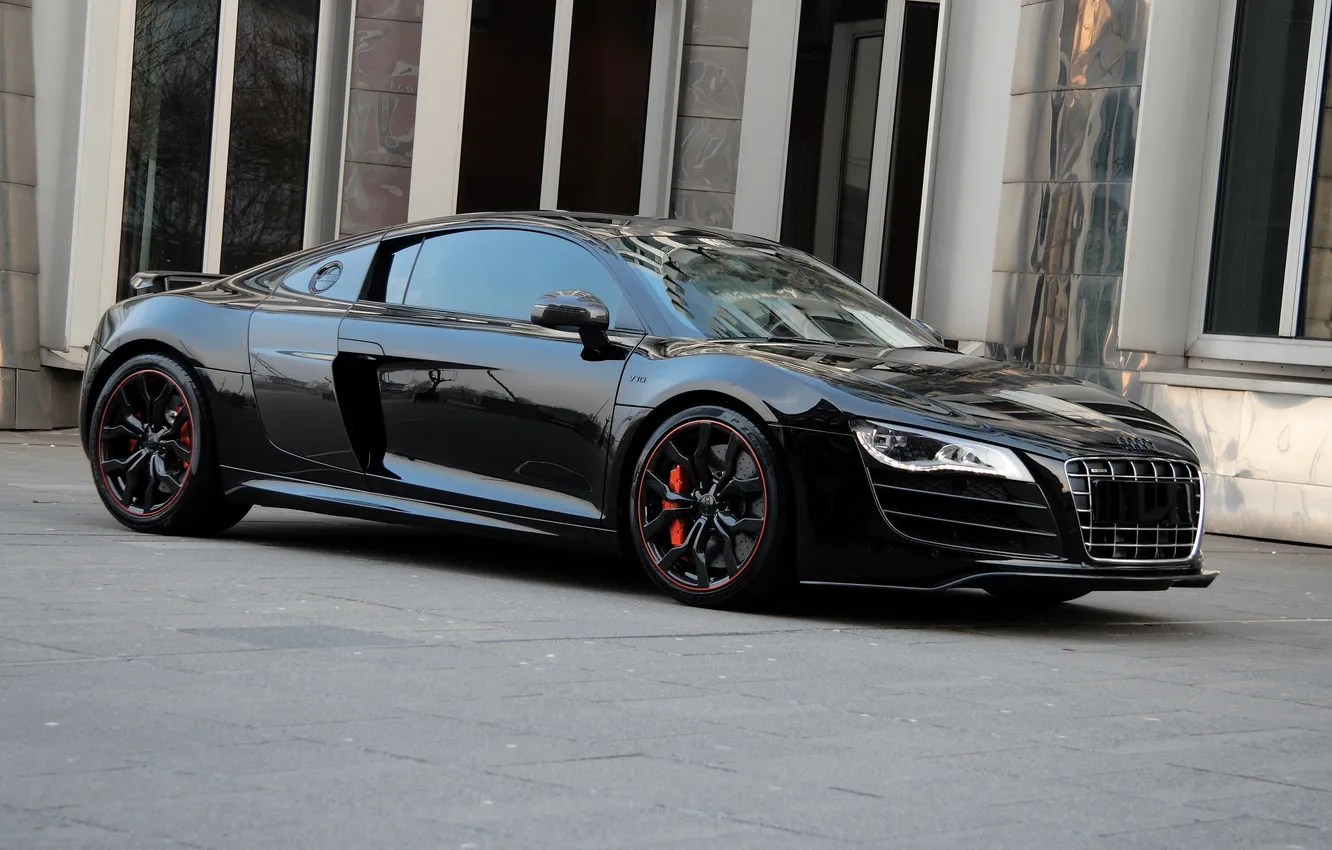 Photo wallpaper Audi, Audi, supercar, black, Anderson Germany