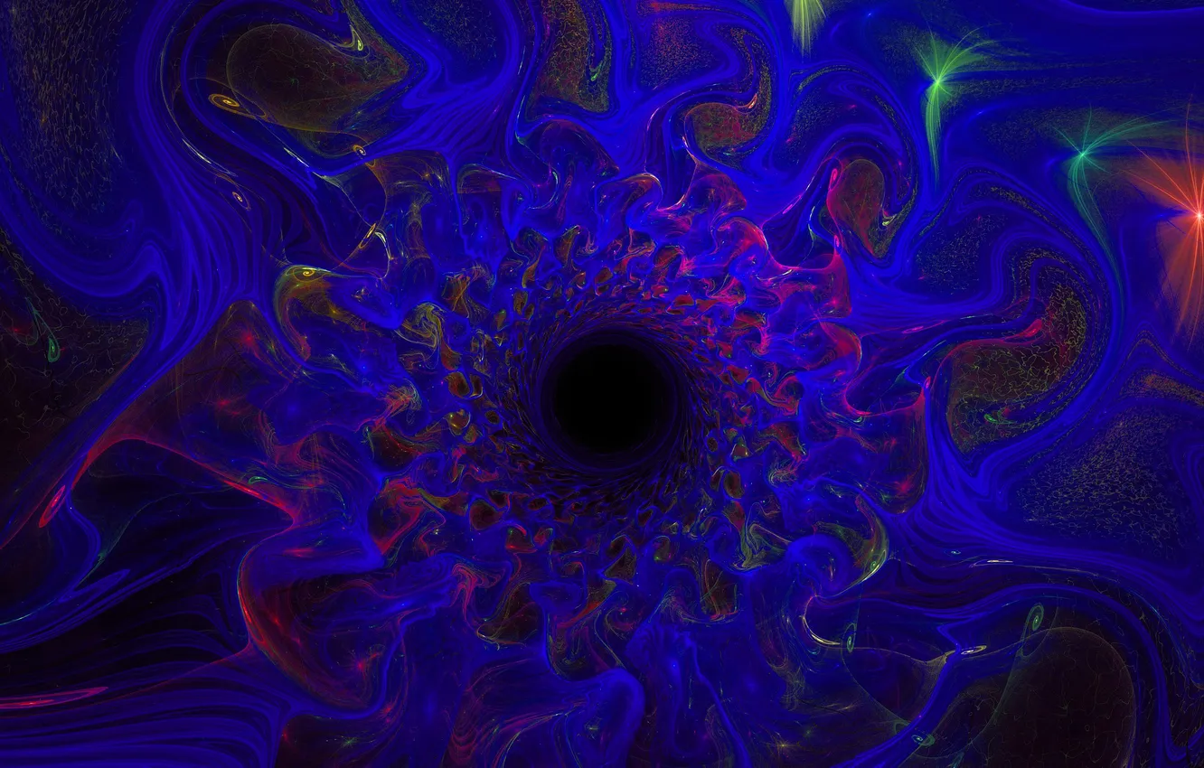 Photo wallpaper rays, line, color, twilight, the volume