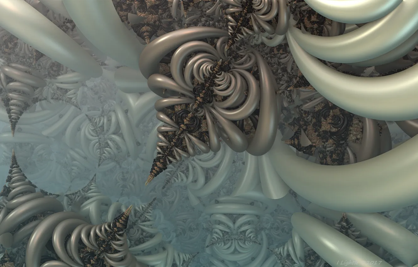 Photo wallpaper form, fractal, 3D graphics