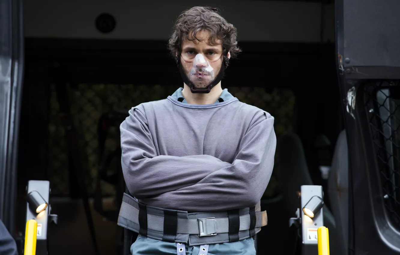 Photo wallpaper mask, actor, the series, shirt, characters, Hannibal, Hannibal, Will Graham