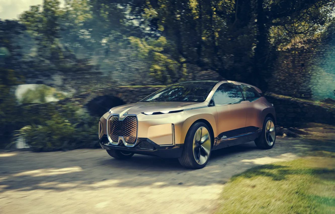 Photo wallpaper Concept, BMW, The concept, German, Crossover, 2021, BMW Vision iNext, The city car of the …