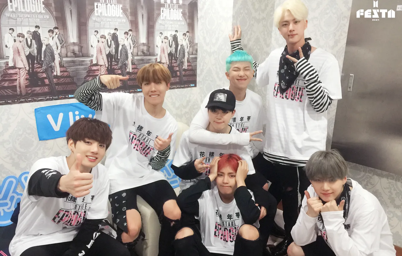 Photo wallpaper Celebrities, Music, Asia, K-Pop, Korea, Kim NamJoon - RM, Members of South Korean K-pop band …