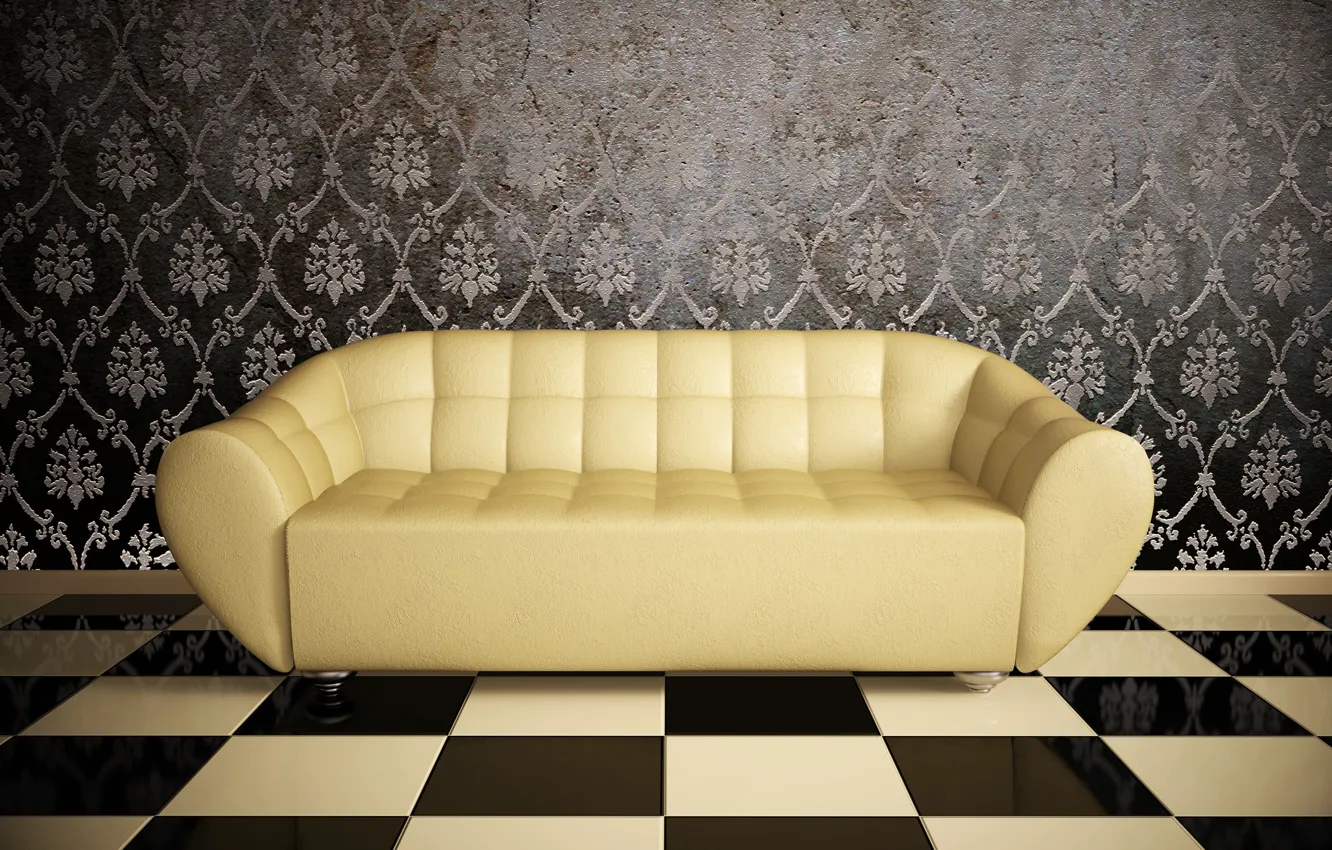 Photo wallpaper comfort, leather, Armchair