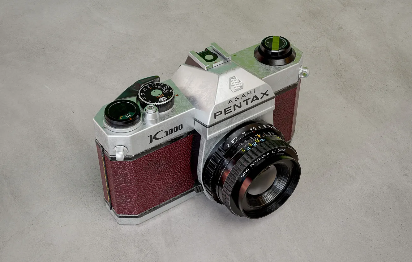 Photo wallpaper Japan, SLR camera, Pentax K1000