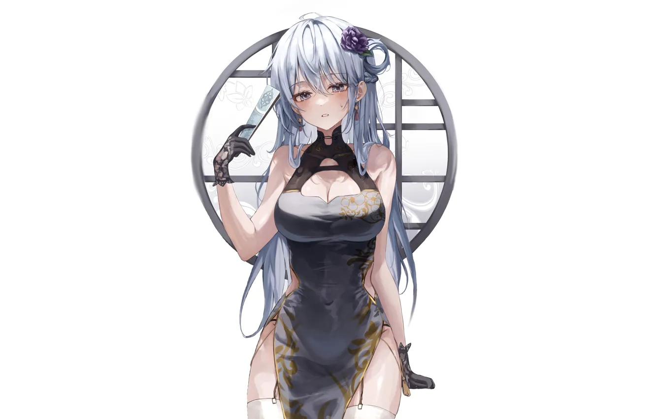 Photo wallpaper girl, hot, sexy, anime, pretty, babe, fan, tight