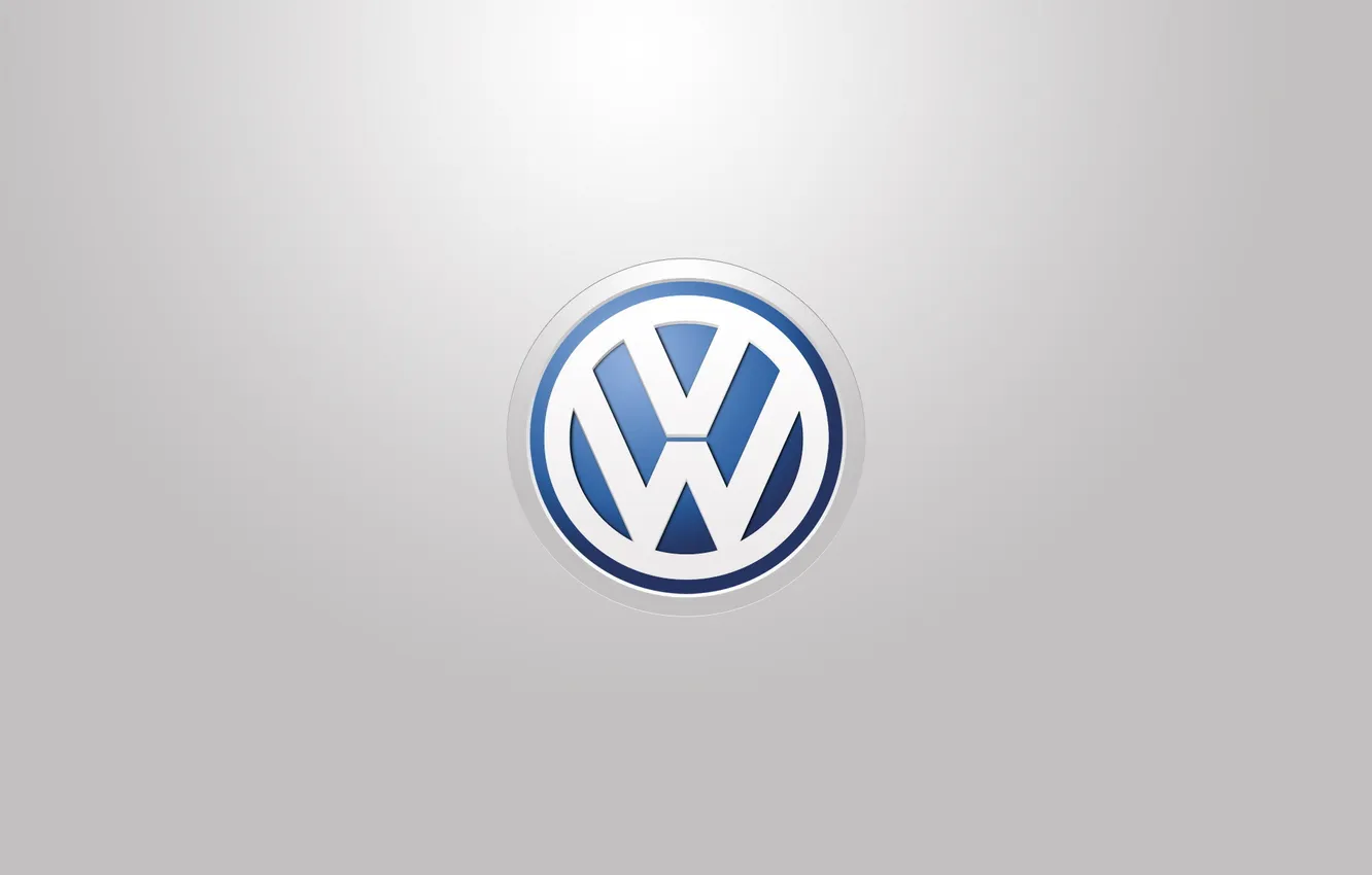 Photo wallpaper logo, volkswagen, emblem
