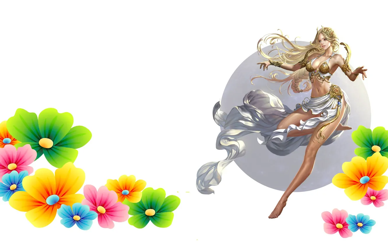 Photo wallpaper girl, the game, art, Aphrodite, Donfoo