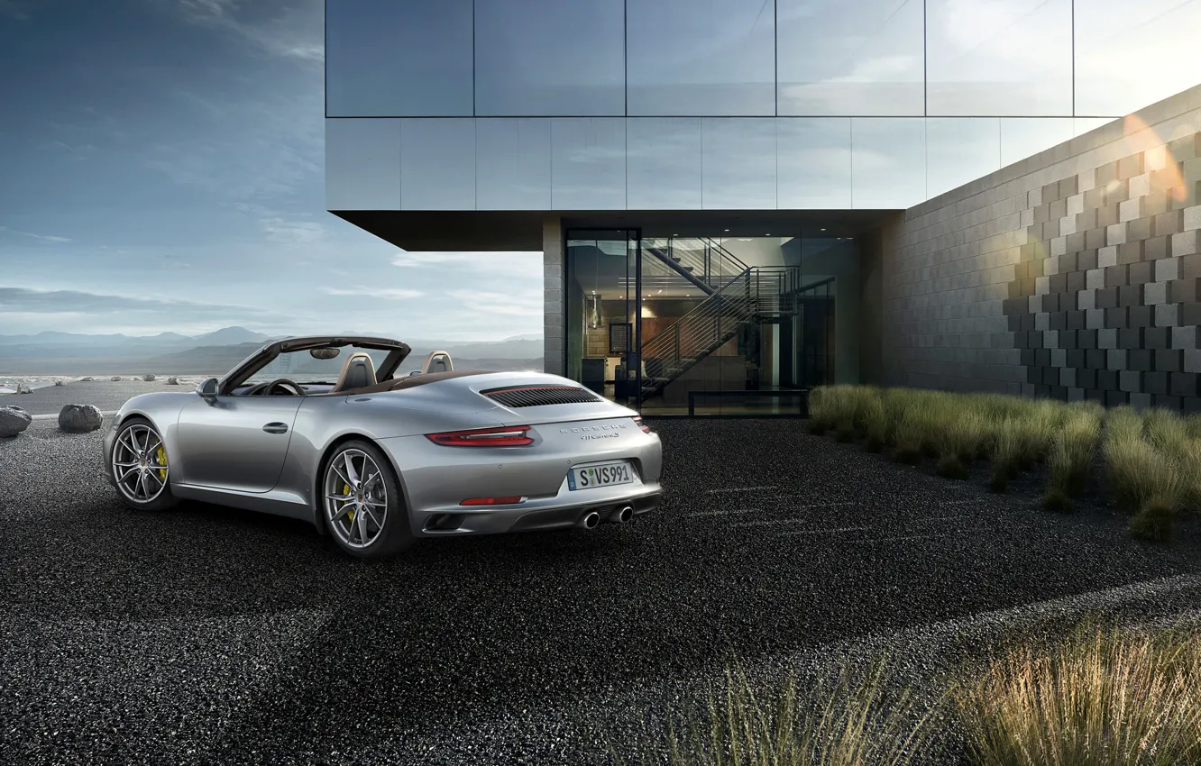 Photo wallpaper house, 911, Porsche, ladder, Porsche, Carrera, Carrera