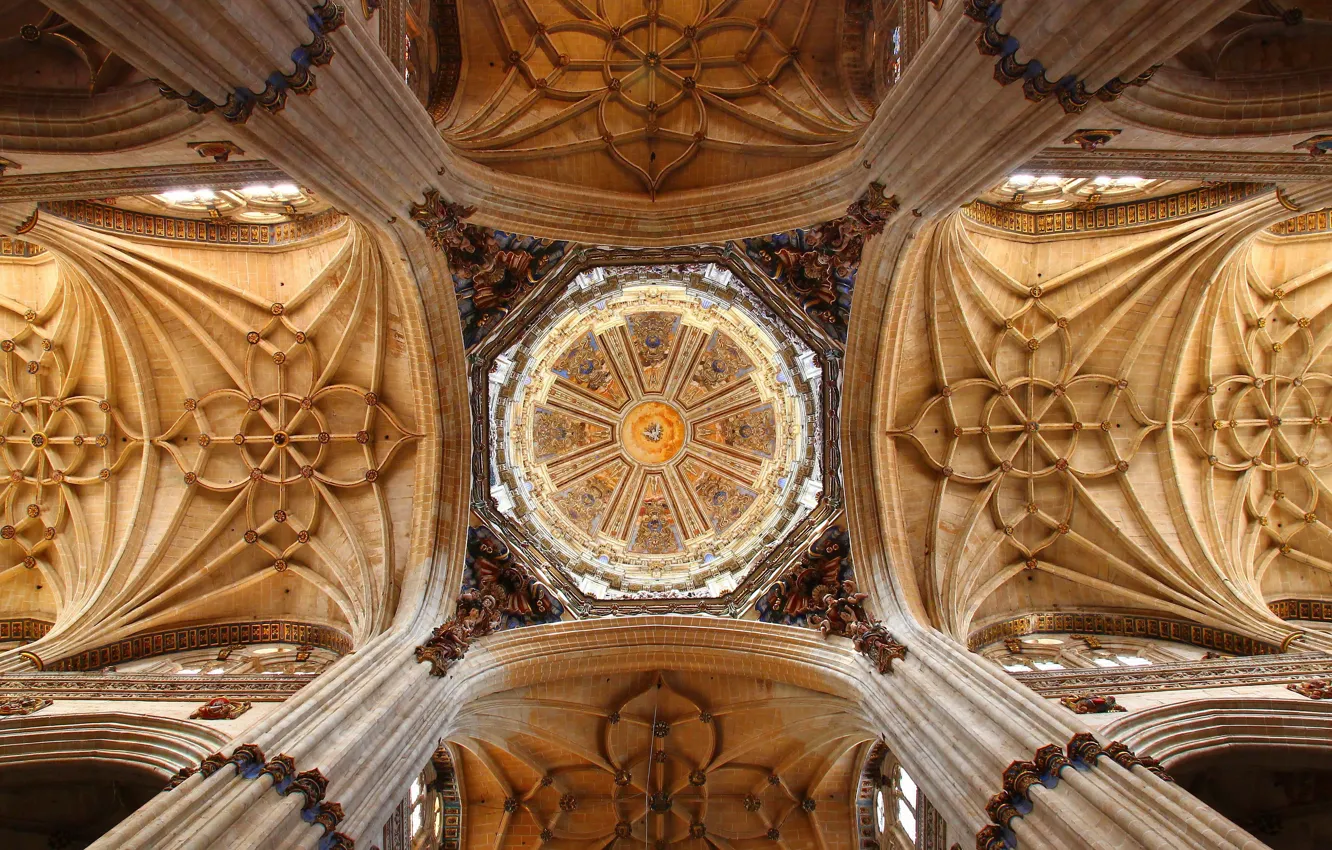 Photo wallpaper architecture, Spain, Salamanca cathedral