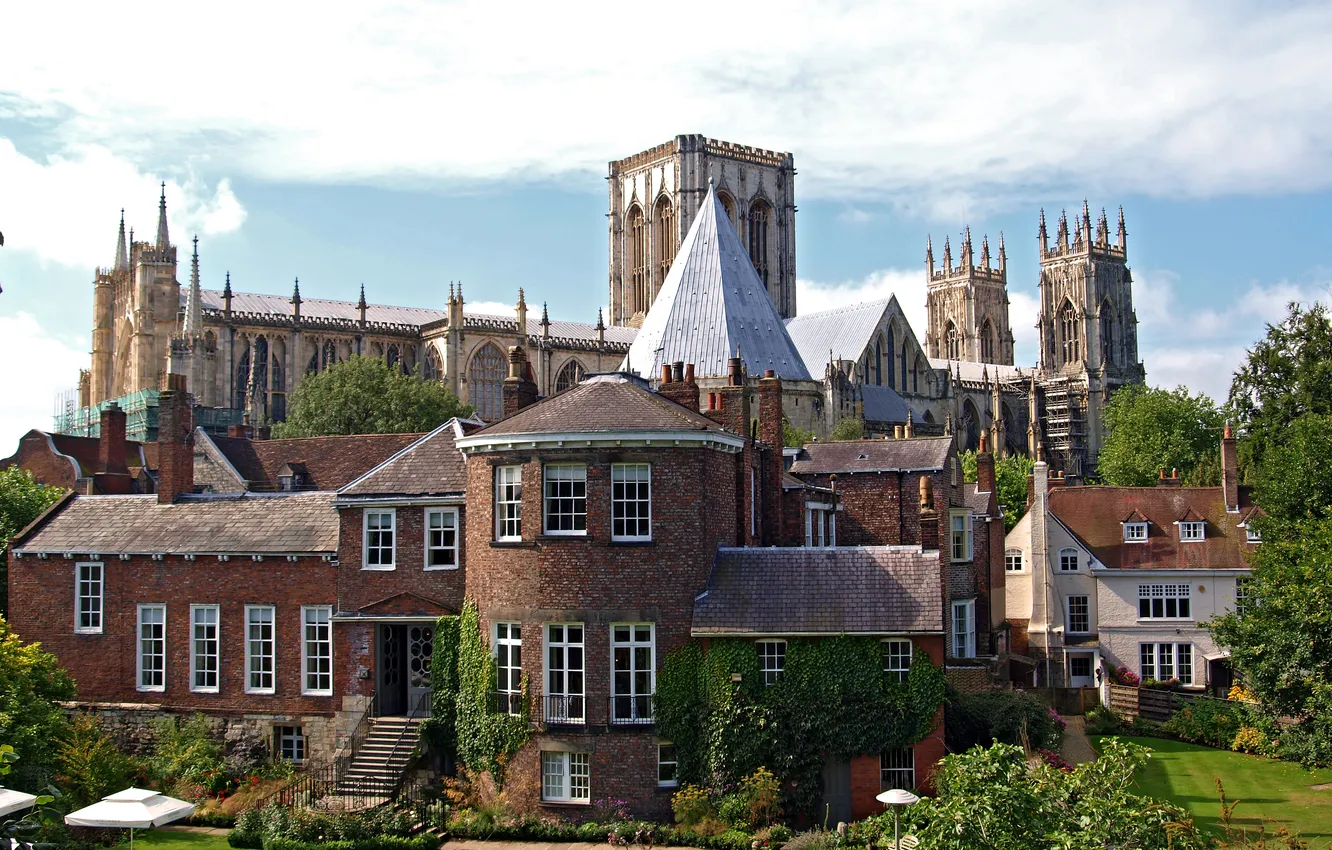 Photo wallpaper design, castle, view, England, York