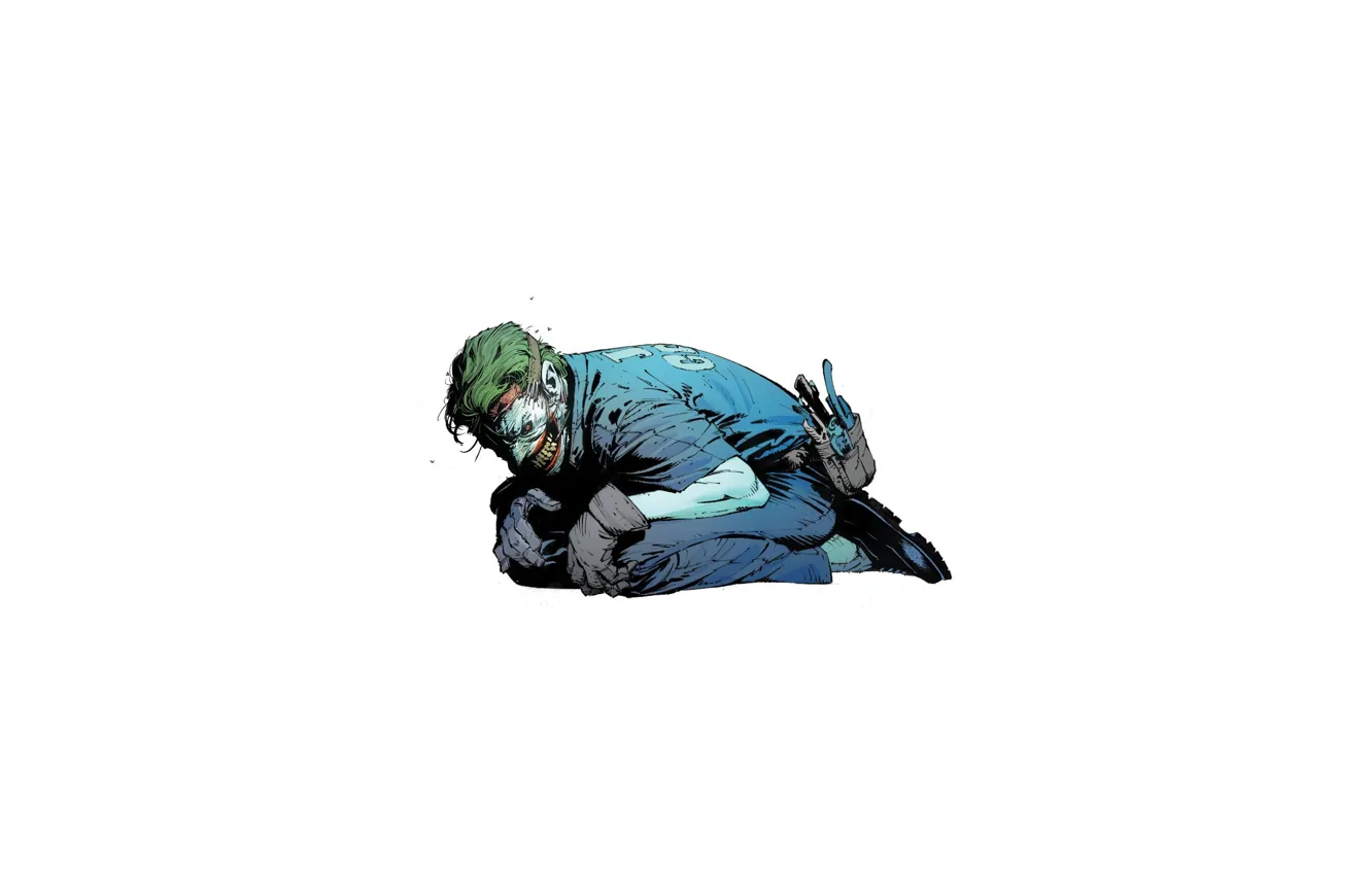 Photo wallpaper Joker, maniac, crazy