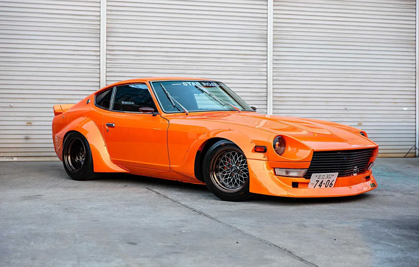 Photo wallpaper Datsun, 1975, Fairlady Z, superwide kit