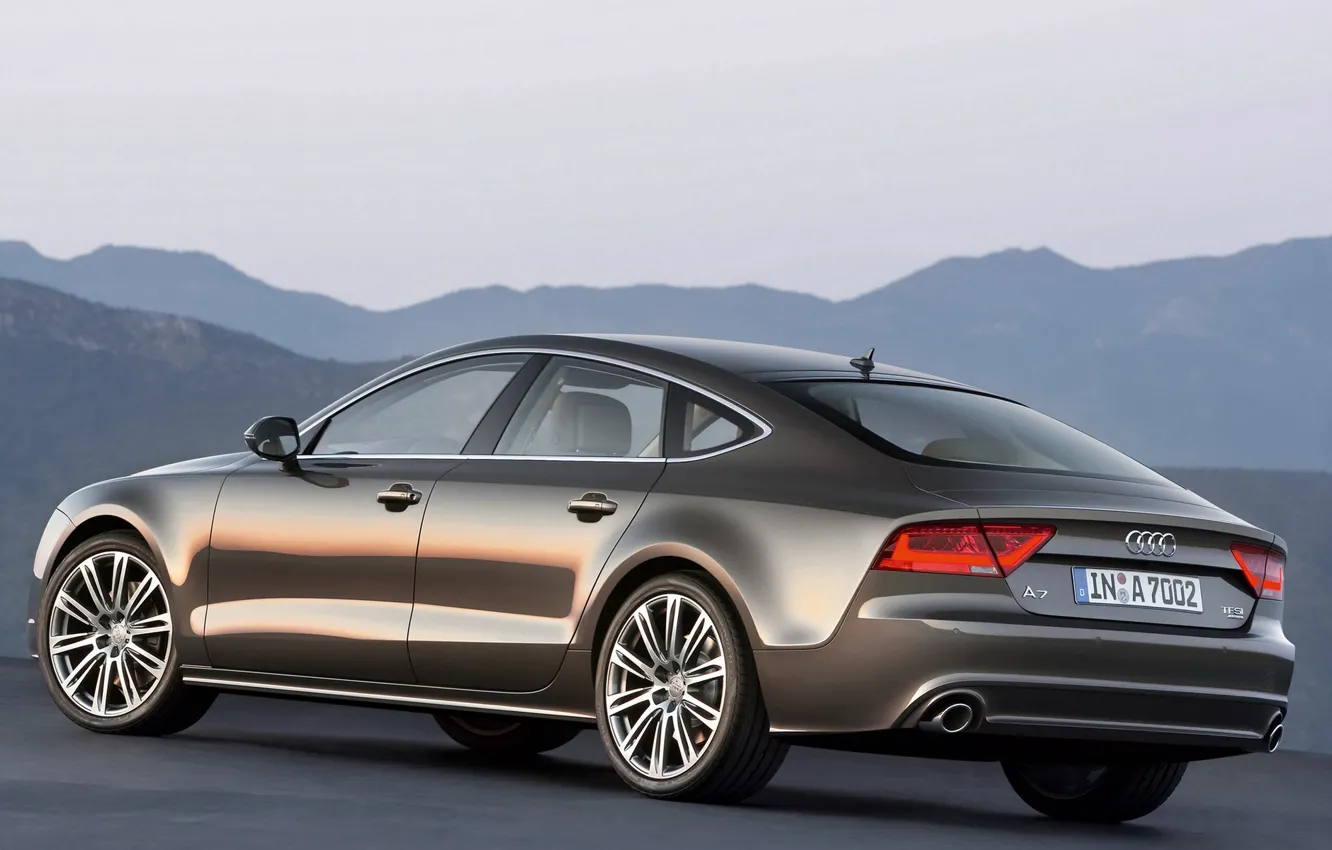 Photo wallpaper car, machine, quattro, audi a7 tfsi