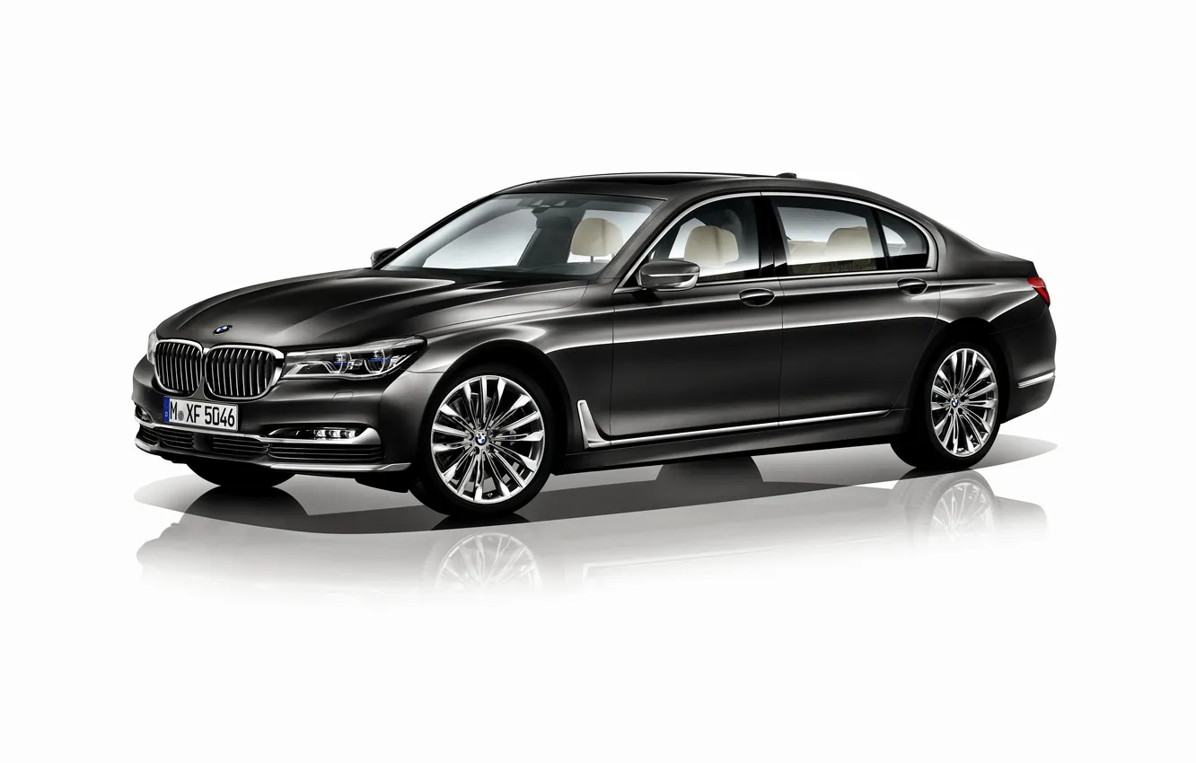 Photo wallpaper background, BMW, BMW, 750Li, xDrive, 2015, Excellence, G12
