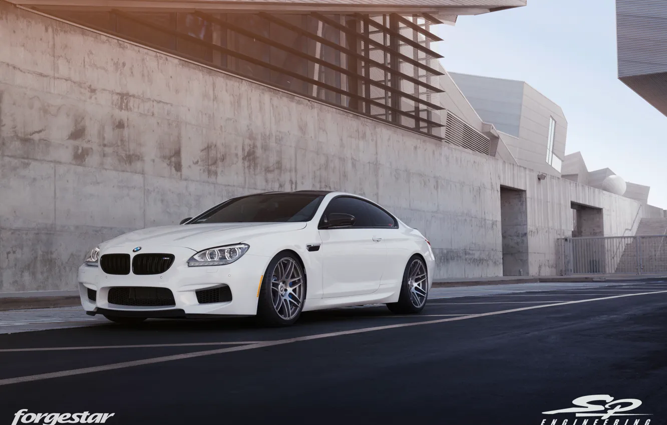 Photo wallpaper bmw, white