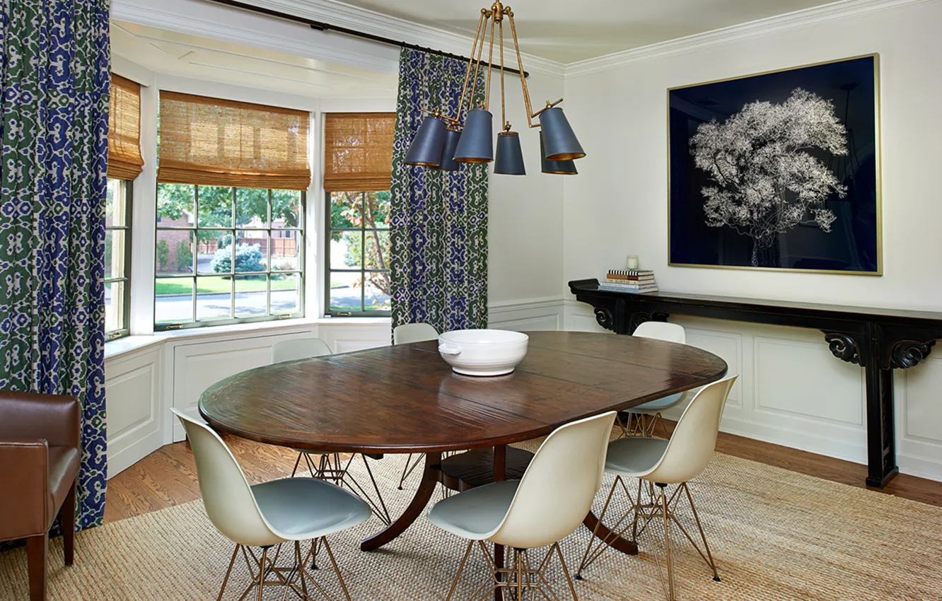 Photo wallpaper room, interior, dining room