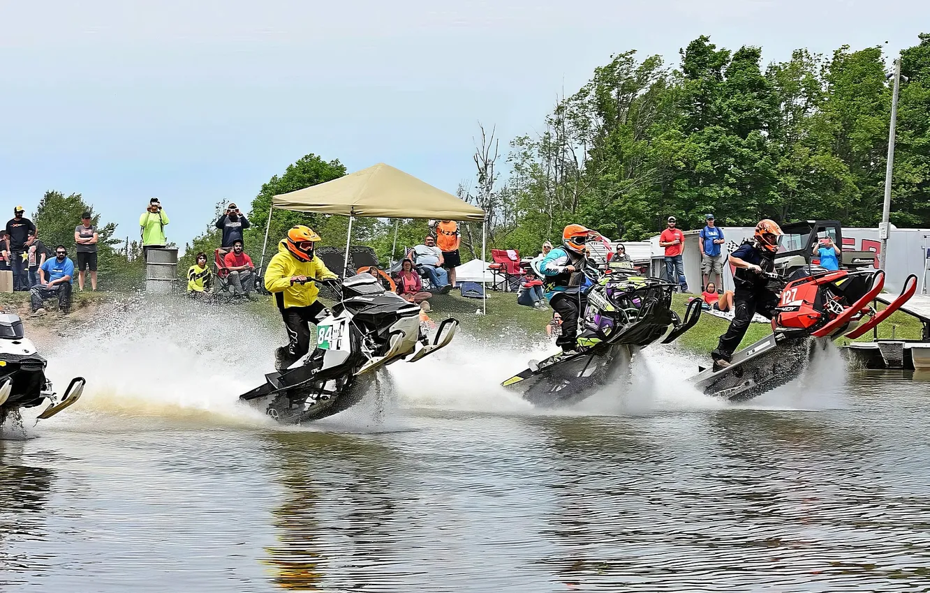 Photo wallpaper race, boat, speed