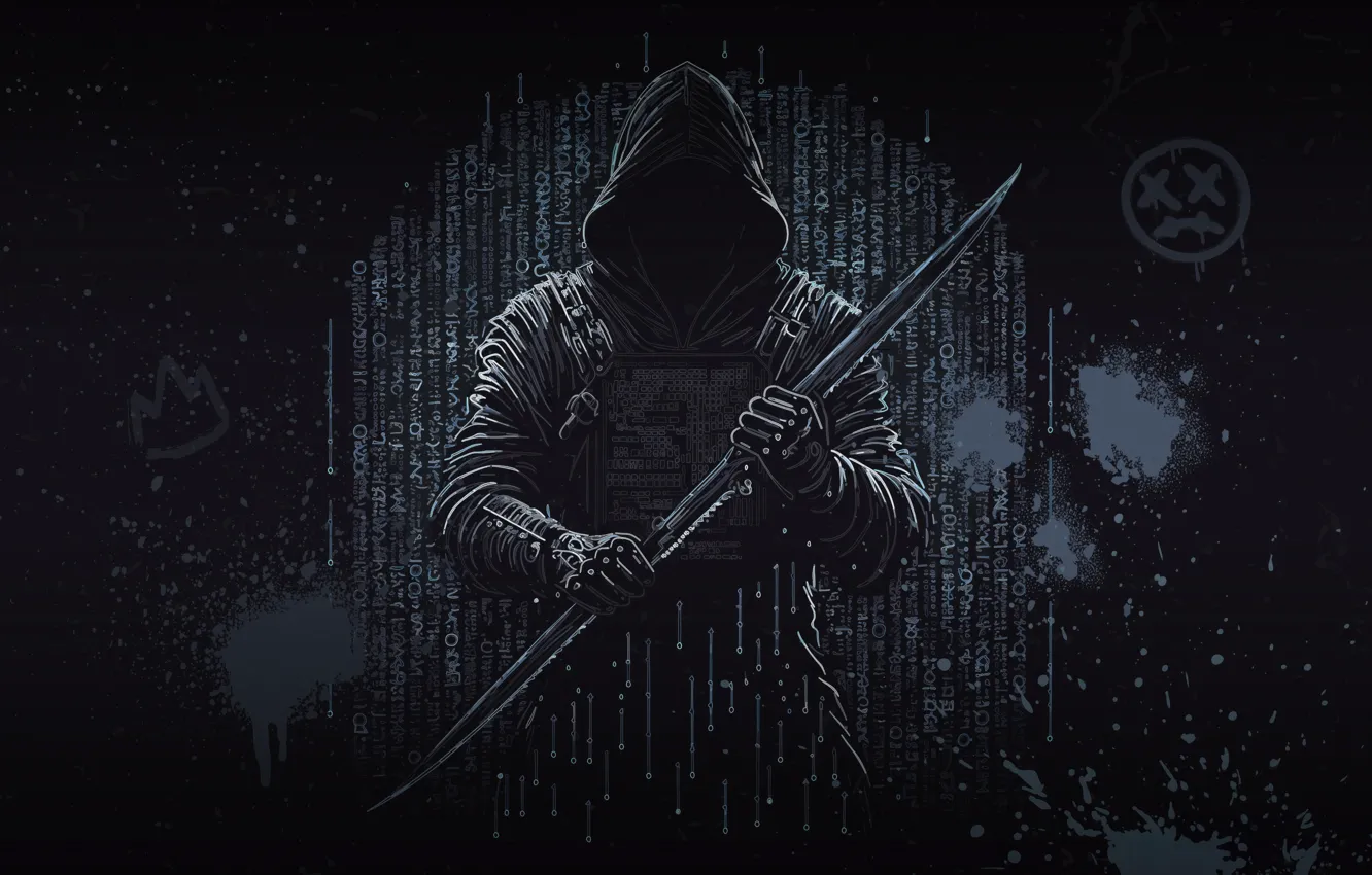 Photo wallpaper break, reaper, hacker, security, grim