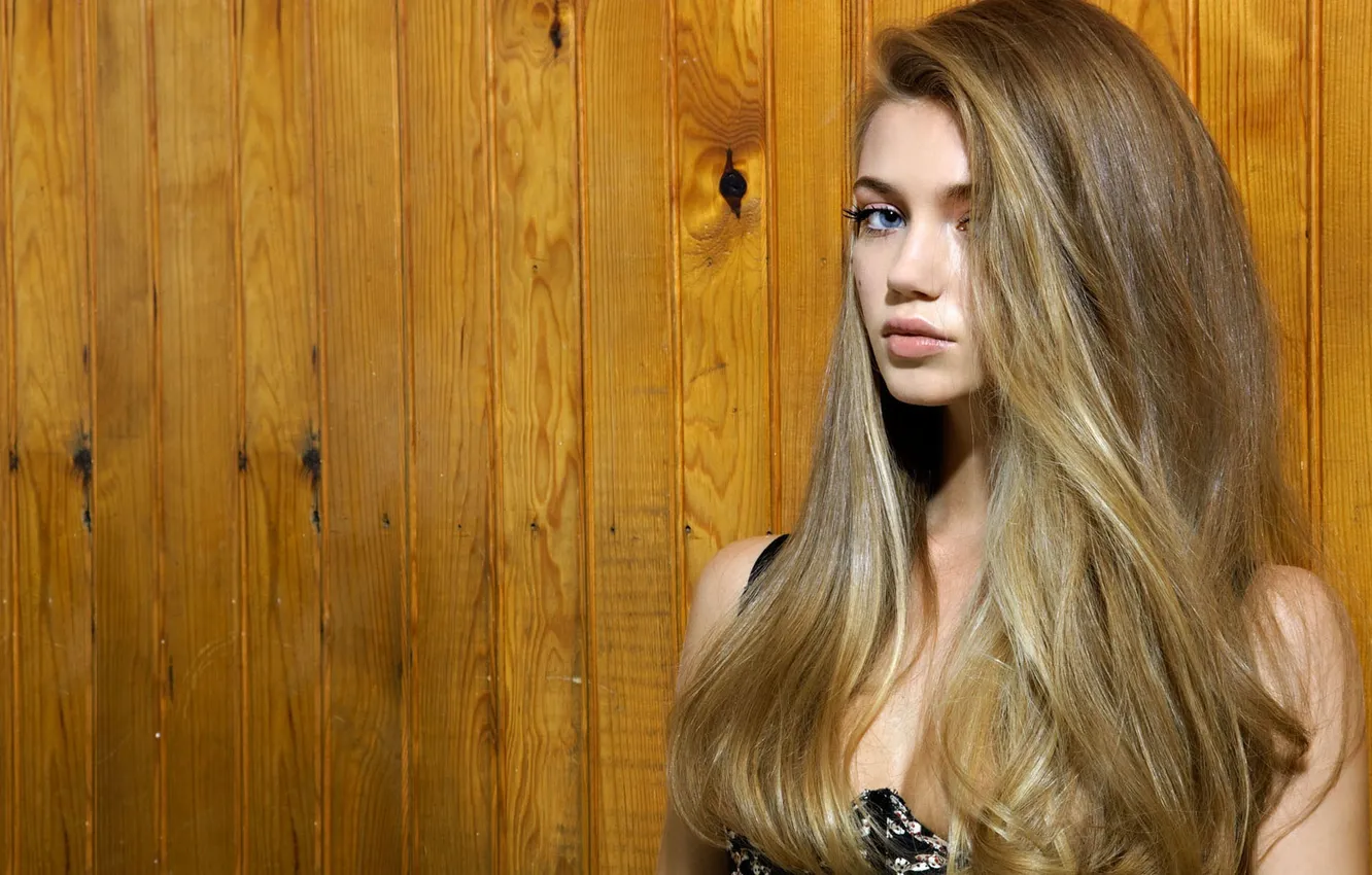 Photo wallpaper look, girl, hair, Gabriella Holsten