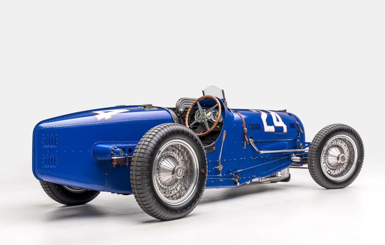 Photo wallpaper Bugatti, Classic, Grand Prix, 1933, classic car, Type 59, Bugatti Type 59 Grand Prix