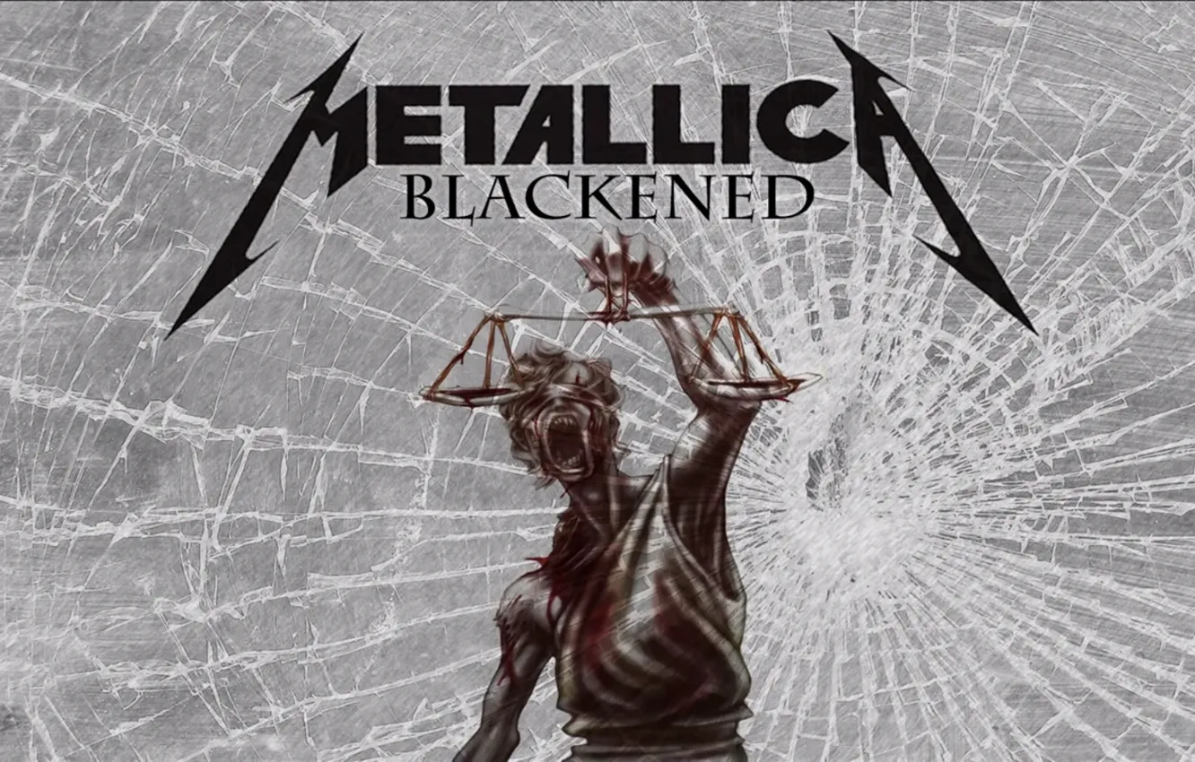 Photo wallpaper music, metallica, blackened