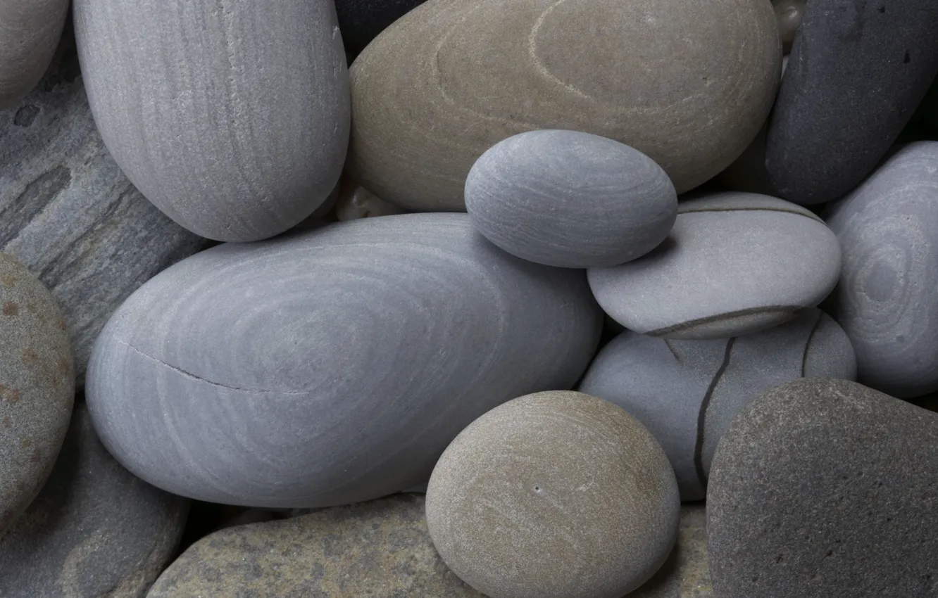 Photo wallpaper pebbles, stones
