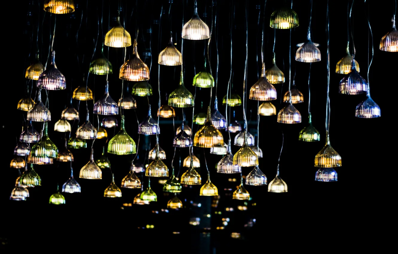 Photo wallpaper light, color, illumination