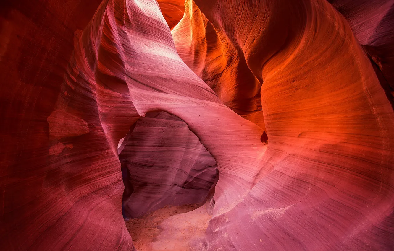 Photo wallpaper AZ, gorge, USA, antelope canyon