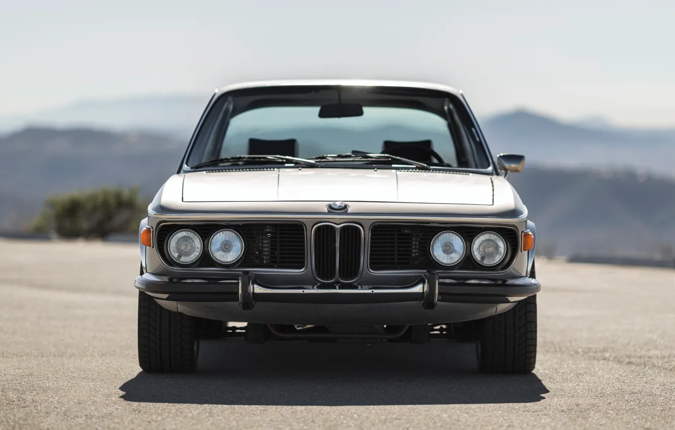 Photo wallpaper BMW, front, 1973, BMW 3.0 CSL, E9