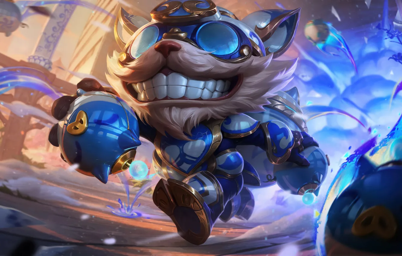 Photo wallpaper teeth, glasses, running, game, characters, League of Legends, lol, LoL