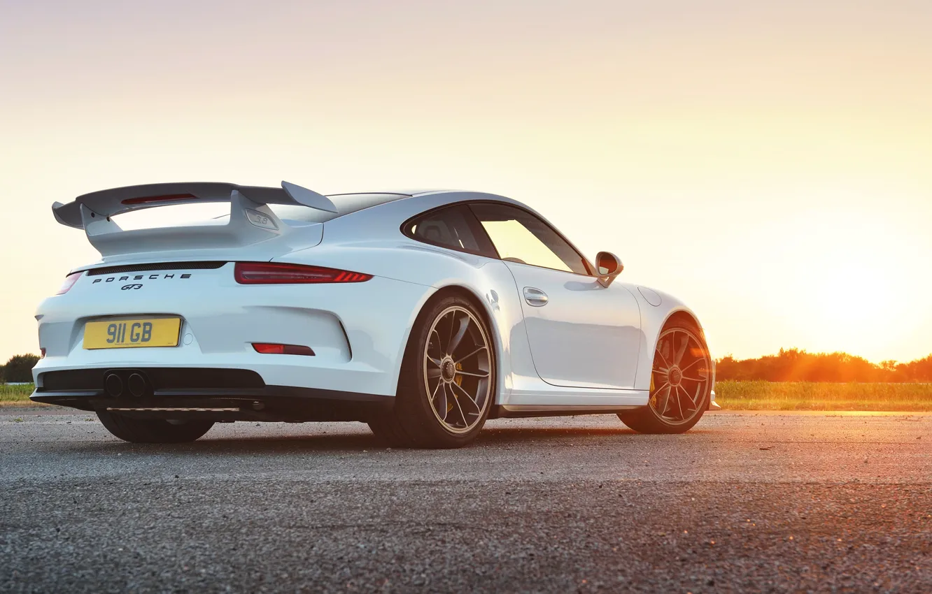 Photo wallpaper 911, Porsche, Porsche, GT3, UK-spec, 991, 2014