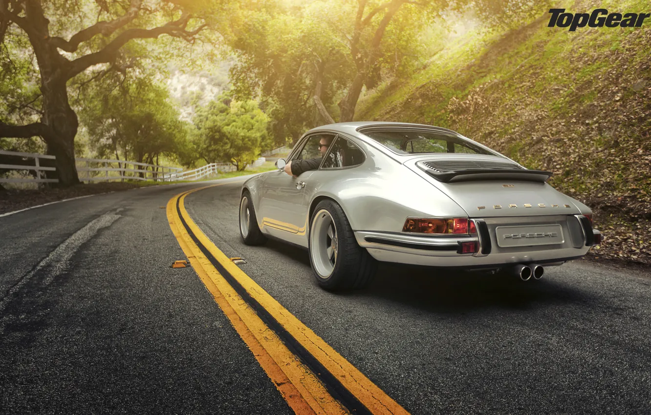 Photo wallpaper road, Porsche, Top Gear, car, Porsche 911, telecast, top gear