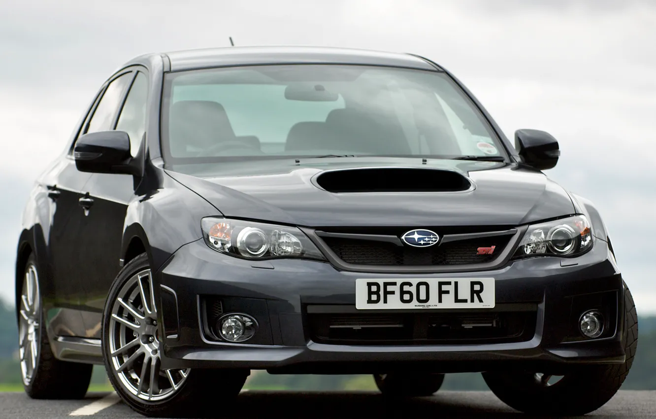 Photo wallpaper England, Subaru, Impreza, Japan, Machine, Wallpaper, Sedan, WRX