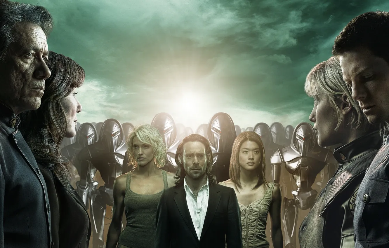 Photo wallpaper people, galaxy, the series, the Cylons, battlestar galactica