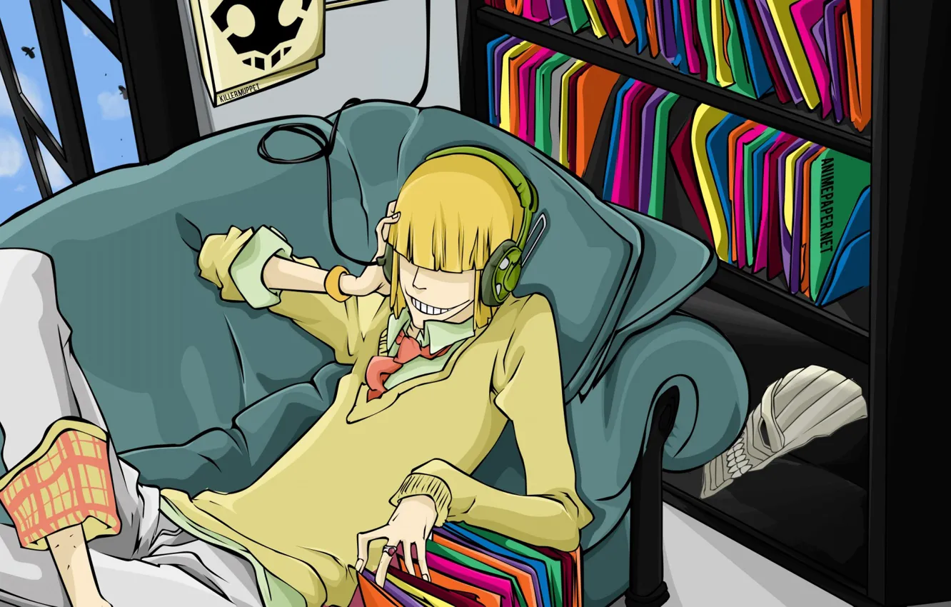 Photo wallpaper room, book, guy, Bleach, Bleach