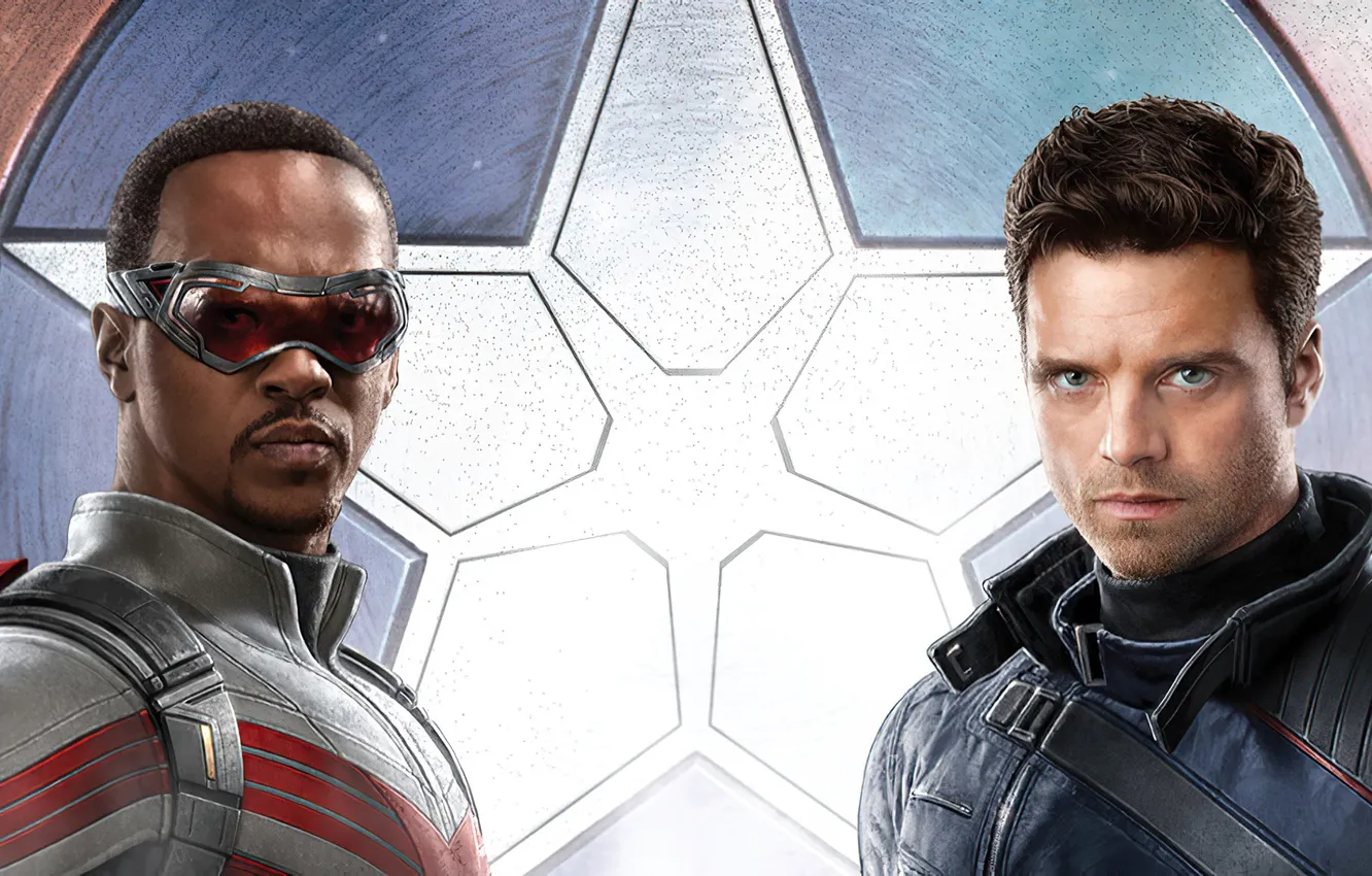 Photo wallpaper Marvel, actors, Falcon, comics, film, superhero, Anthony Mackie, TV series