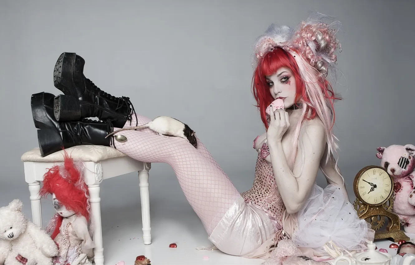 Photo wallpaper girl, Emily autumn, emilie autumn