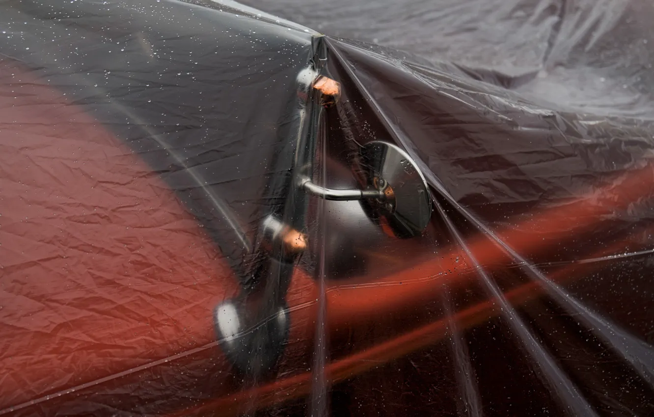 Photo wallpaper machine, mirror, film