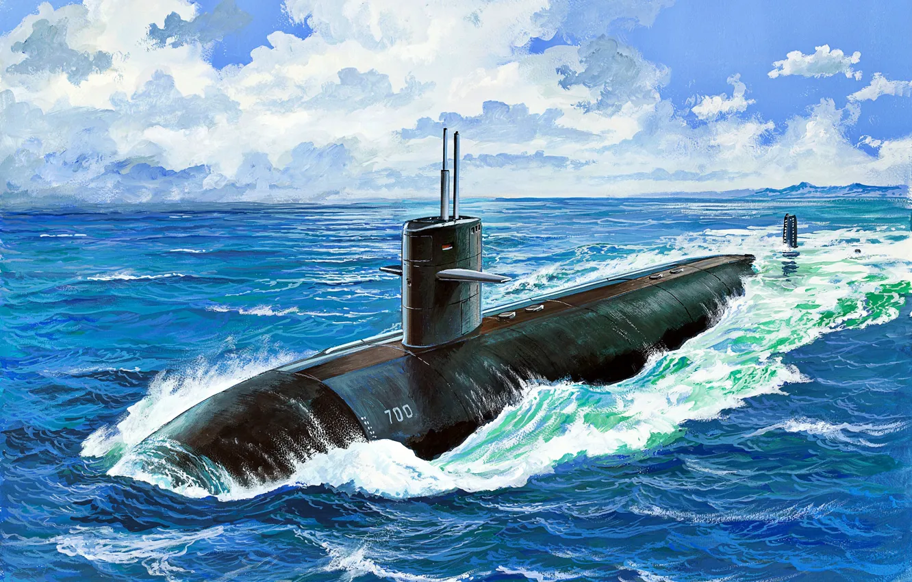 Photo wallpaper US Navy, multi-purpose submarines, submarine, USS Dallas, Hunter Killer, SSN-700