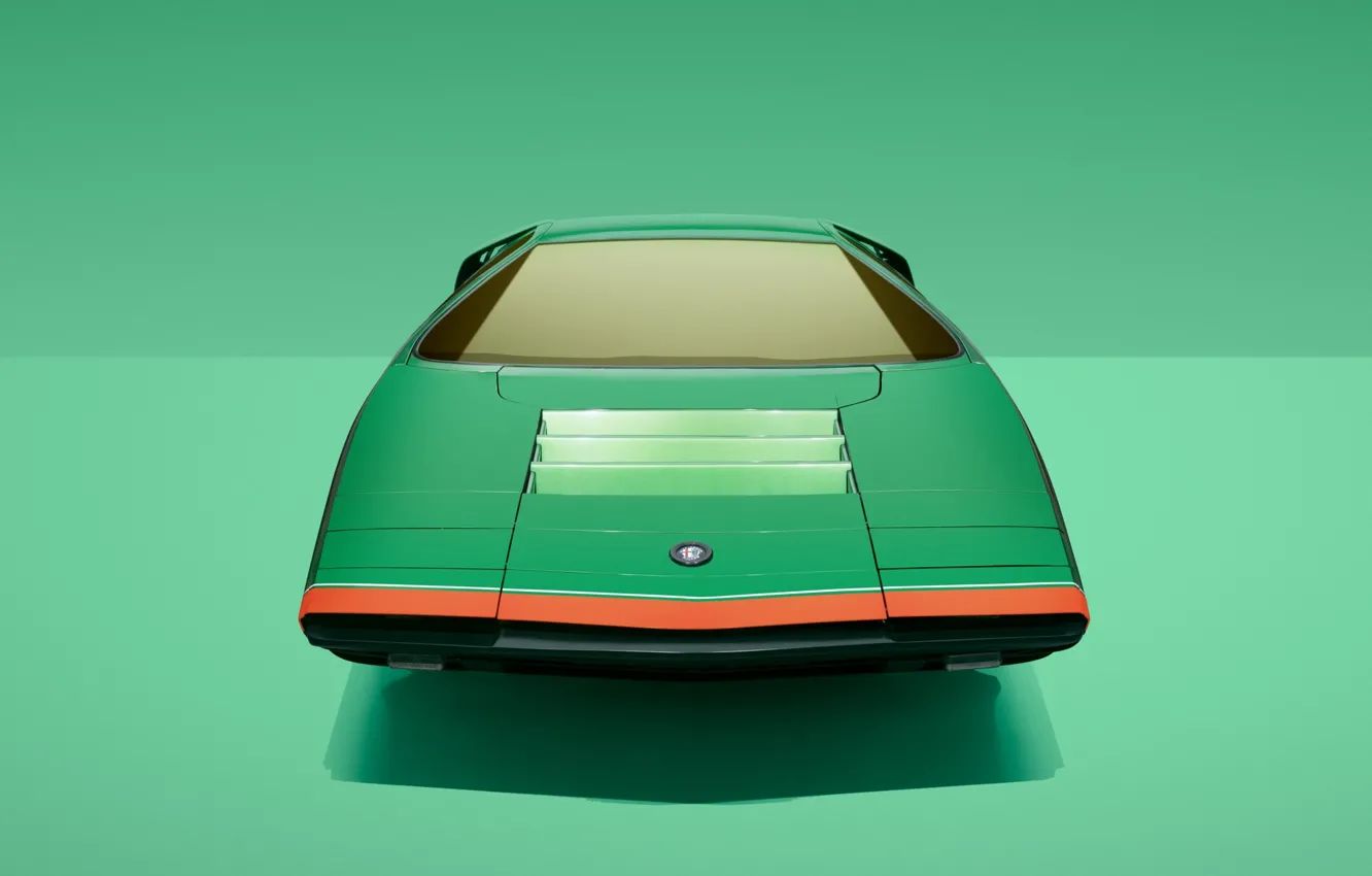 Photo wallpaper Alfa Romeo, front, 1968, Bertone, Alfa Romeo Carabo, Type 33