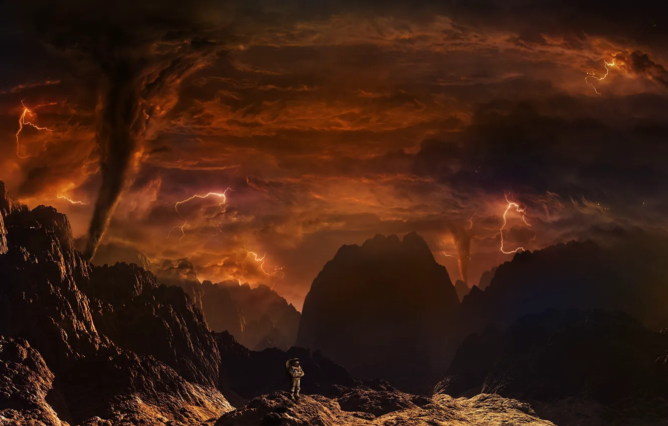 Photo wallpaper space, art