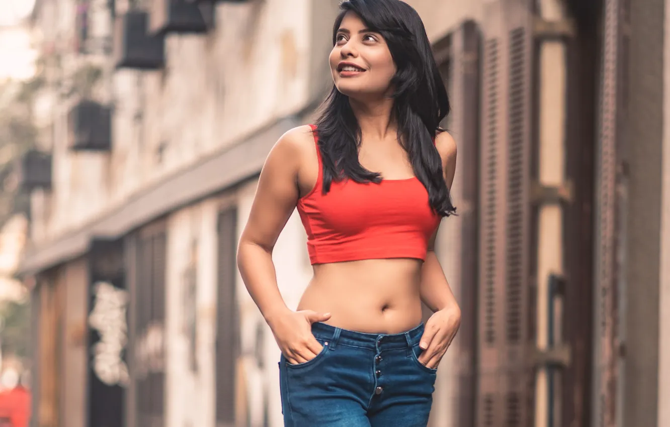 Photo wallpaper girl, hot, eyes, smile, beautiful, figure, model, pretty