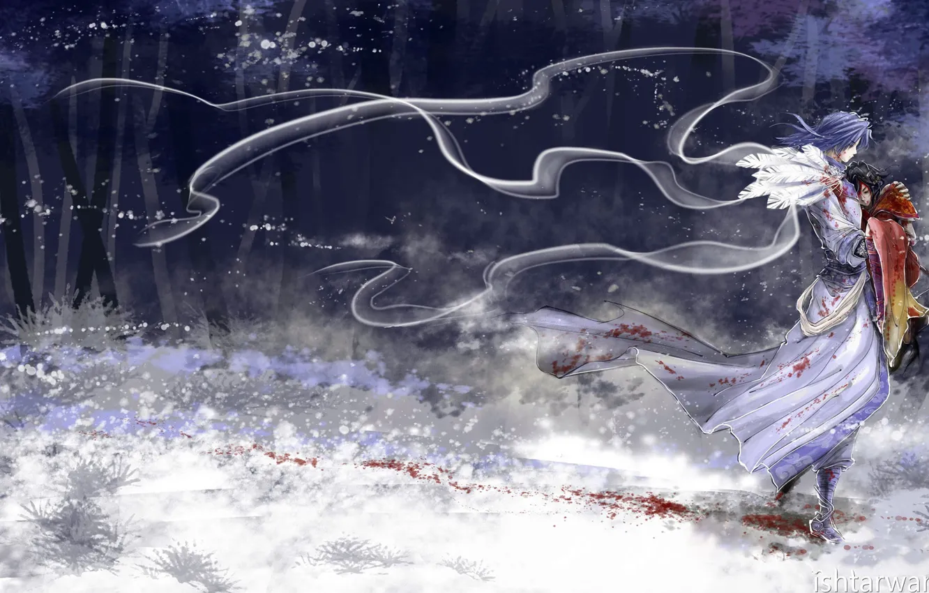 Photo wallpaper girl, guy, two, The Legend of Qin